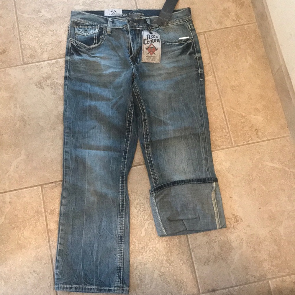 NWT Axe & Crown relaxed boot size 34 x 30 jeans